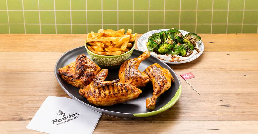 Whole PERi-PERi Chicken + 2 Large Sides