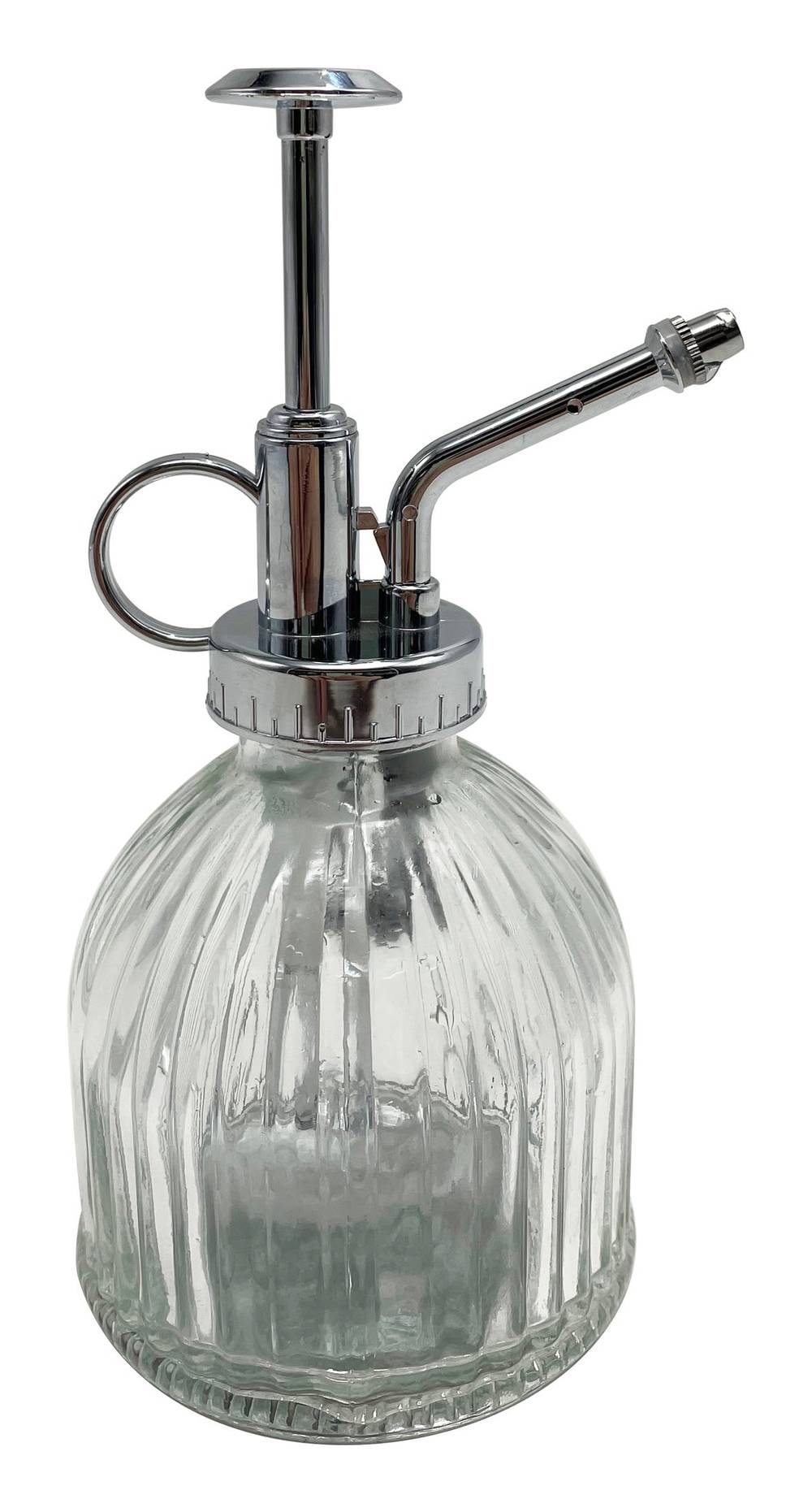 allen + roth 0.05- Gallons Silver and Transparent Plastic Mister Watering Can | LWP036-C