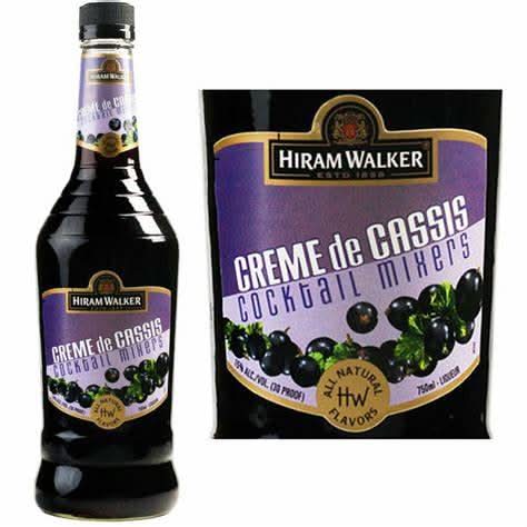 Hiram Walker Liqueur Creme de Cassis 1L