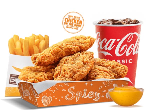 5x Jack’s Fried Chicken Ribs Value Meal Small