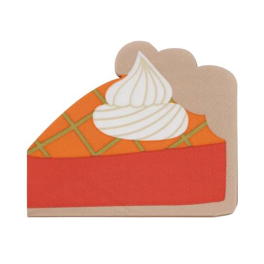 Thanksgiving Pumpkin Pie Beverage Napkins By Celebrate It