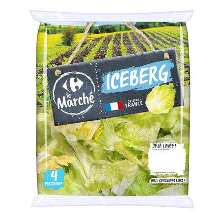 Salade iceberg CARREFOUR - le sachet de 300g