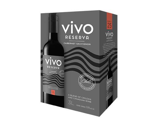 Vivo Reserva Cabernet Sauvignon 3L (13% ABV)