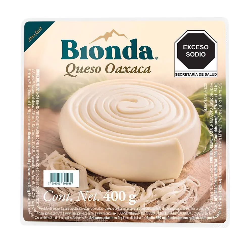 Bionda · Queso oaxaca (400 g)