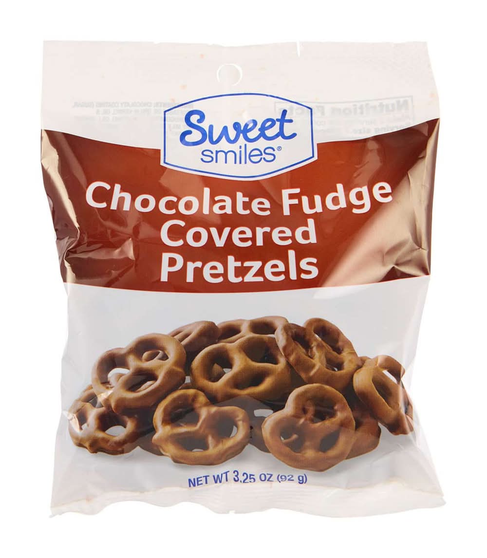 Sweet Smiles Chocolate Fudge Covered Pretzels (3.25 oz)