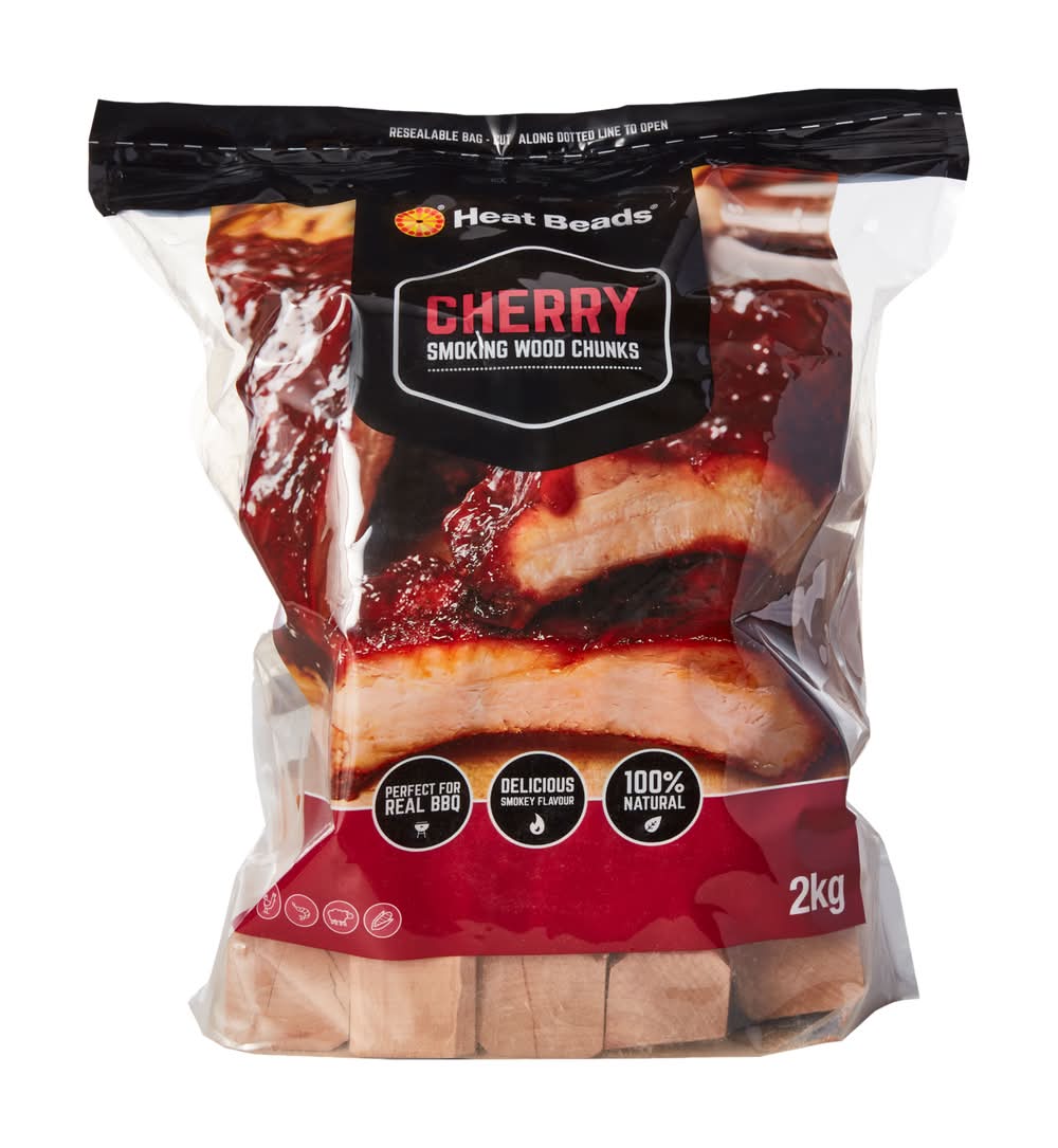 Heat Beads 2kg Cherry Smoking Chunks BBQ Fuel