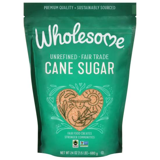 Wholesome Unrefined Cane Sugar