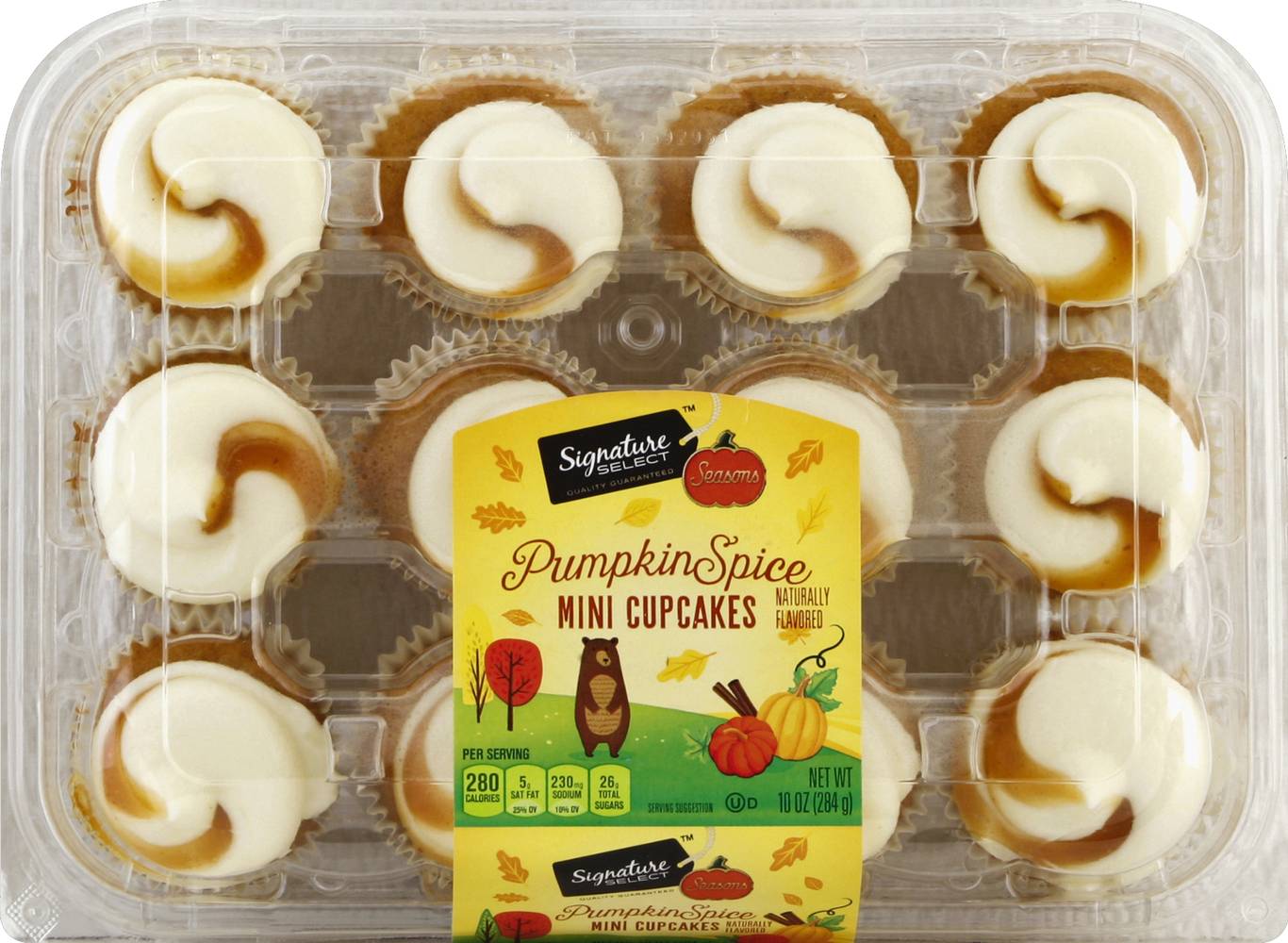 Signature Select Pumpkin Spice Mini Cupcakes (10 oz)