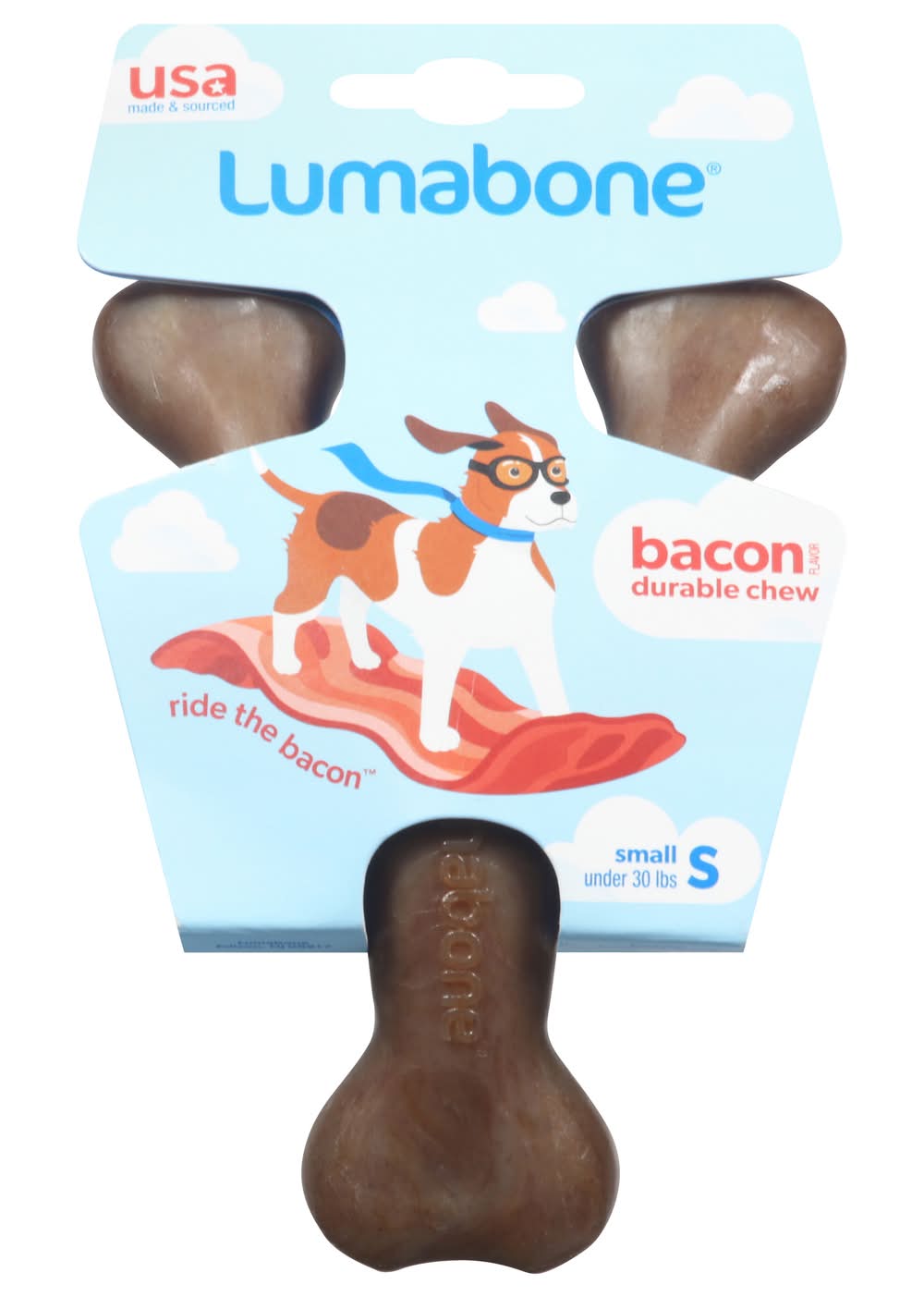 Lumabone Bacon Flavor Durable Chew Toy (4.8 oz)