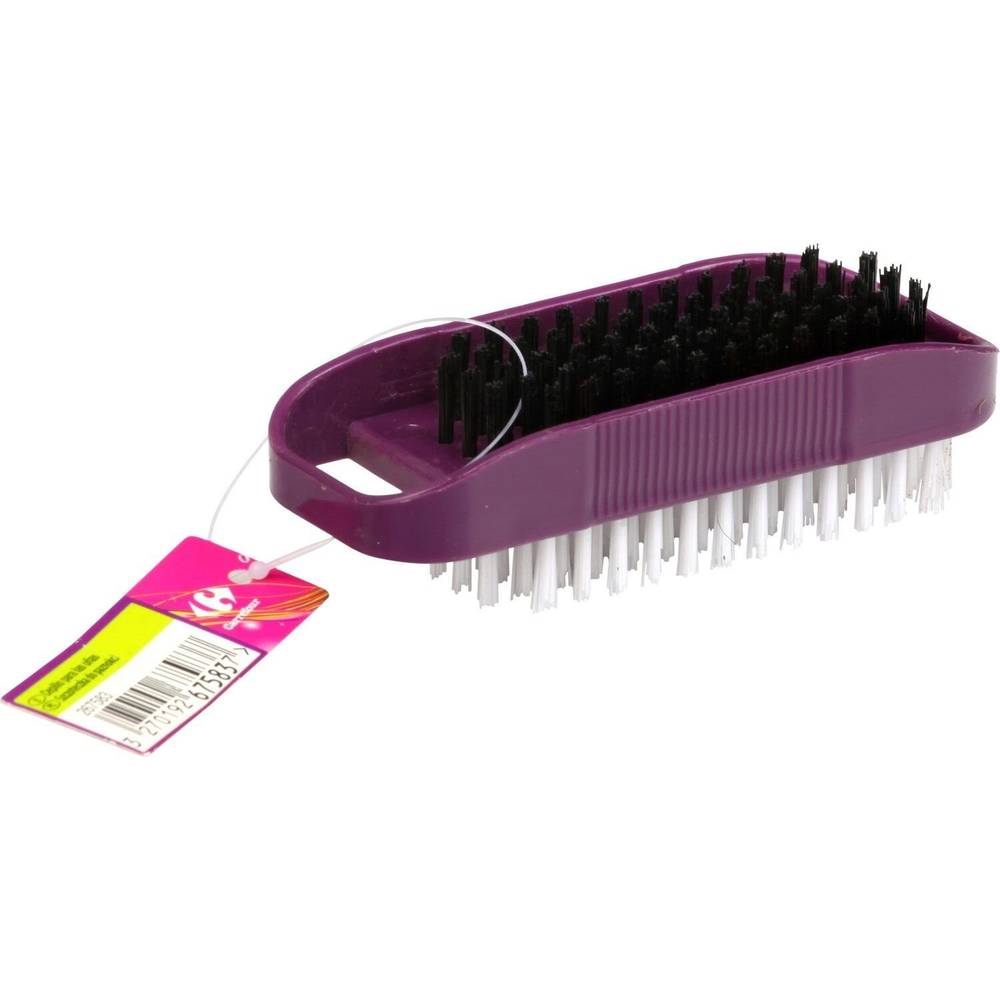 Carrefour - Brosse à ongles double face (30g)