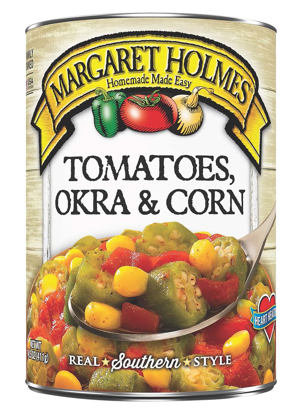 Margaret Holmes Tomatoes Okra & Corn (14.5 oz)