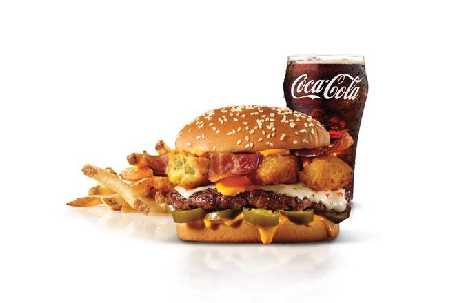 Single Carl's Jr. El Diablo Combo