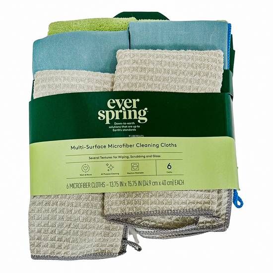 Everspring Multi Surface Microfiber Cleaning Cloths