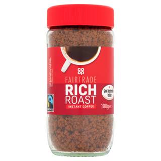 Co-op Fairtrade Rich Roast Instant Coffee 100g