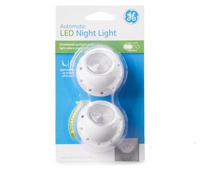 Ge Automatic Led Directional Night Light (2pk)