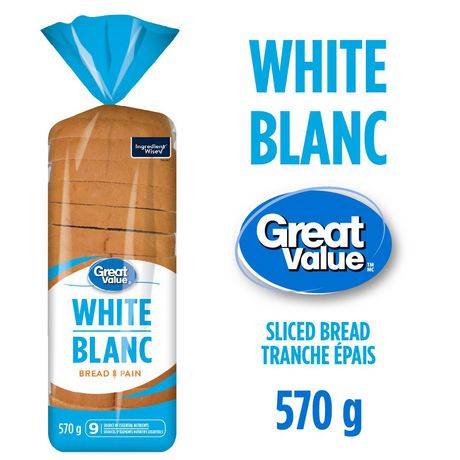 Great Value White Bread (570 g)