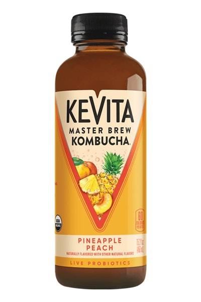 Kevita Master Brew Kombucha Pineapple Peach (15.2floz)