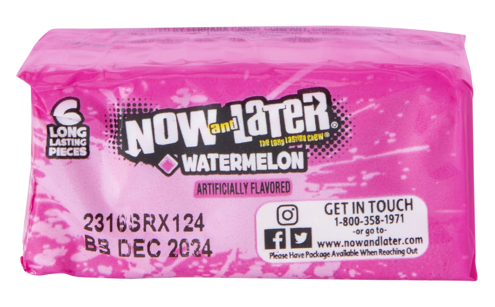 Now & Later® Watermelon Chew Candy Watermelon