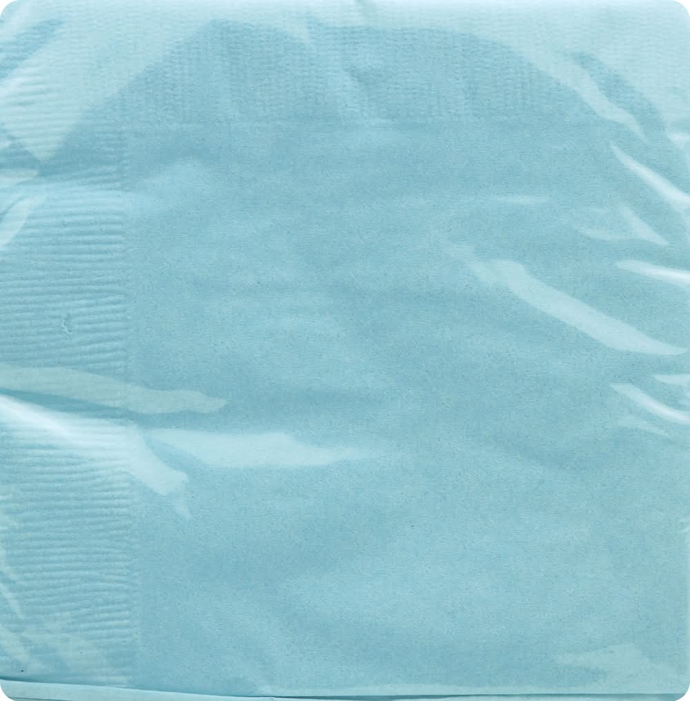 Sensations Spa Blue 2-ply Napkins (3.2 oz)
