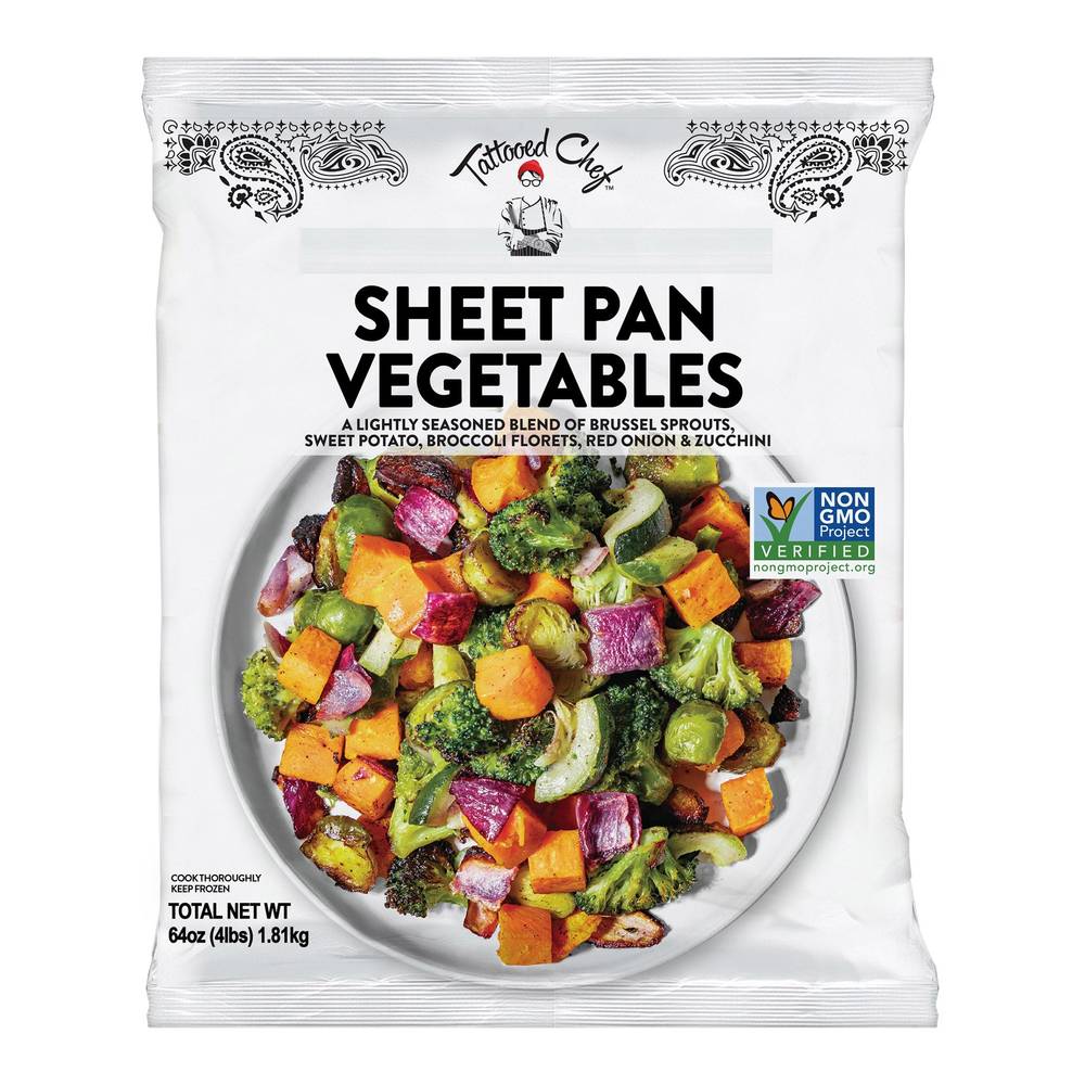 Tattooed Chef Sheet Pan Vegetables, 4 lbs