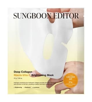 SUNGBOON EDITOR Deep Collagen Overnight Facial Mask, Niacin-Vita C (1.3 oz)