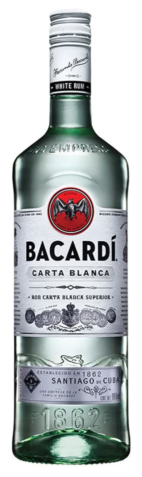 Bacardí · Ron carta blanca (980 ml)