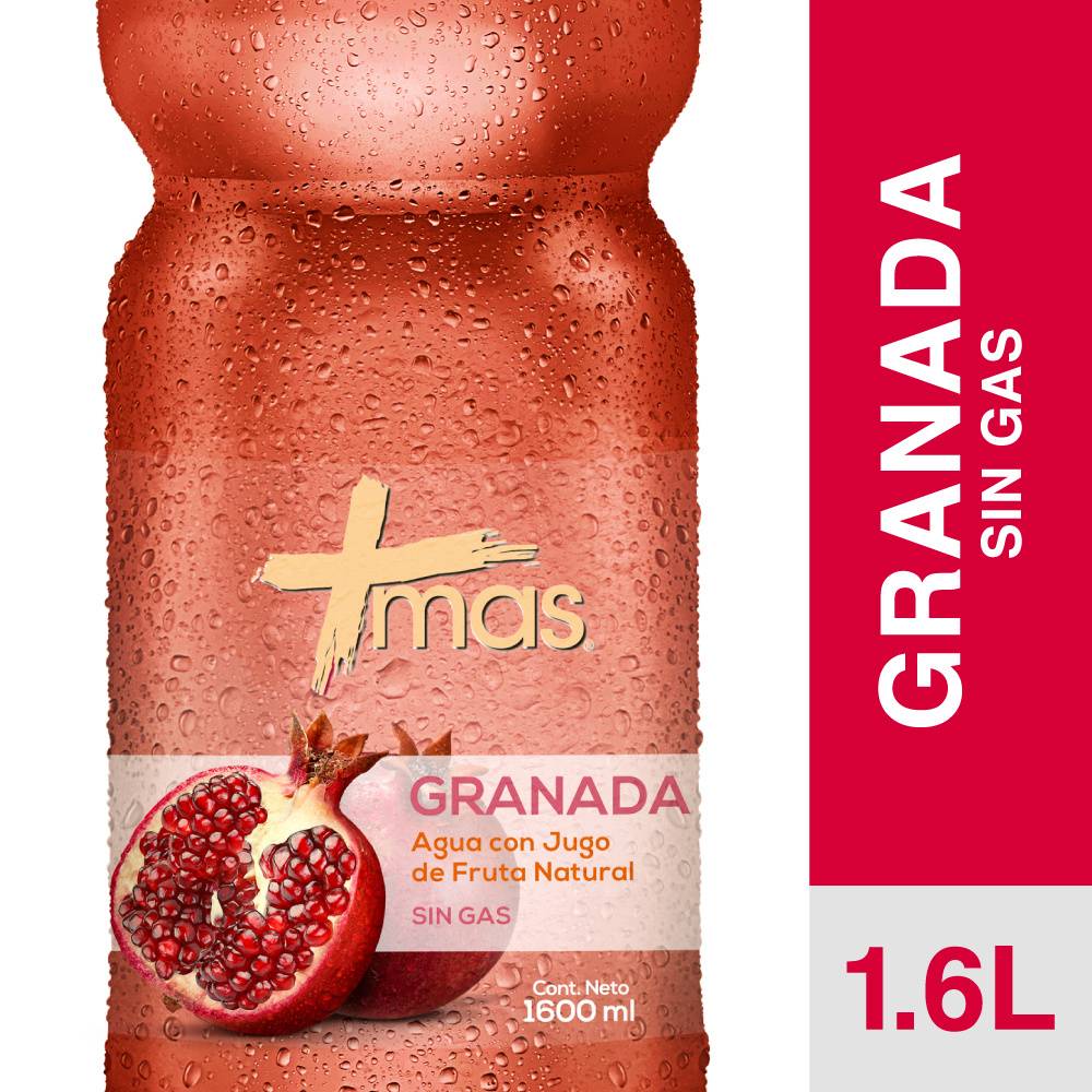 Mas · Agua saborizada sin gas granada (1,6 L)