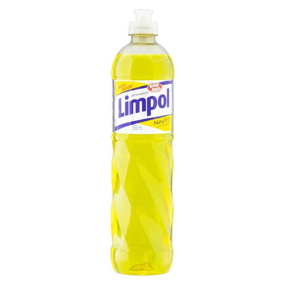 Bombril detergente líquido neutro limpol (500 ml)