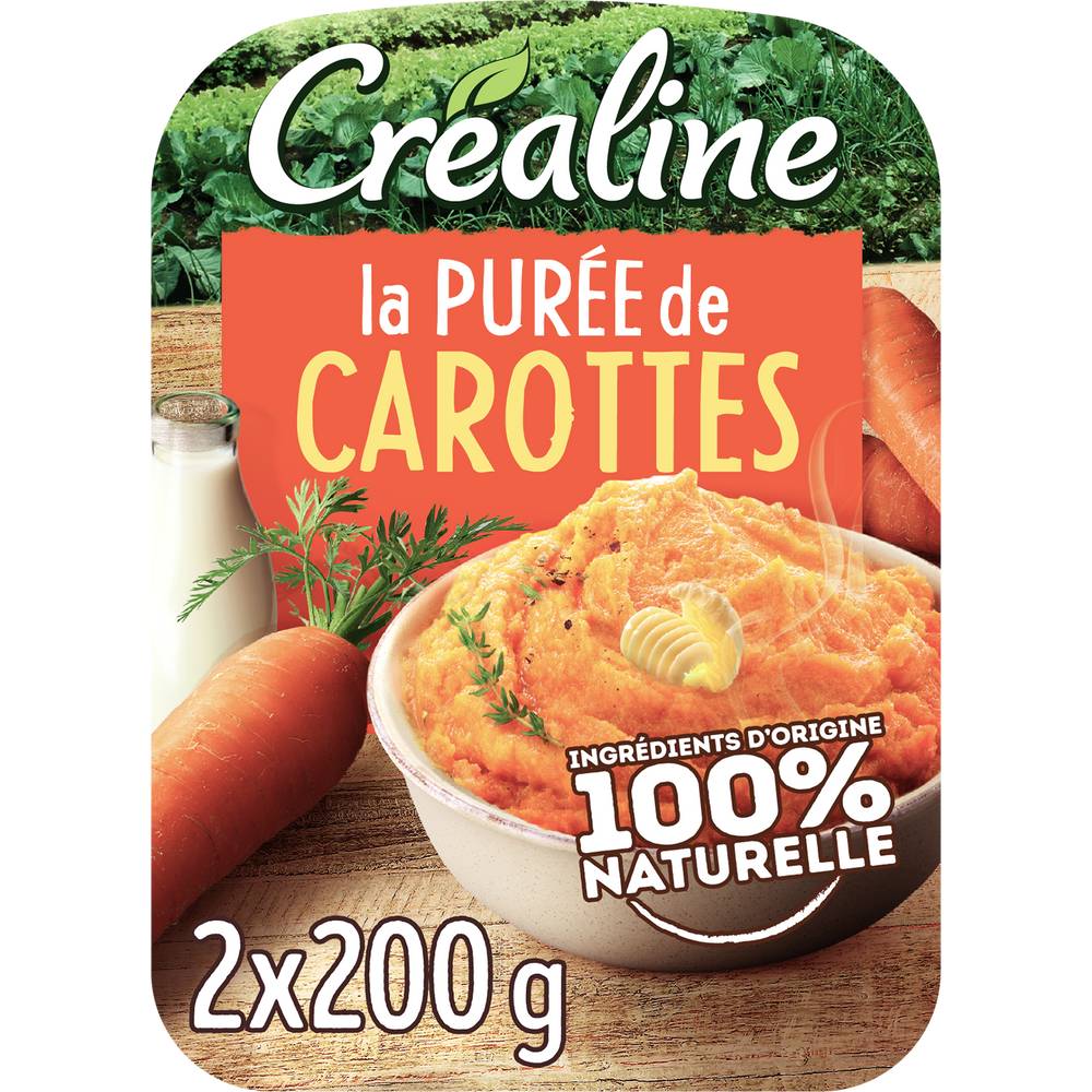 Créaline - Purée de carottes