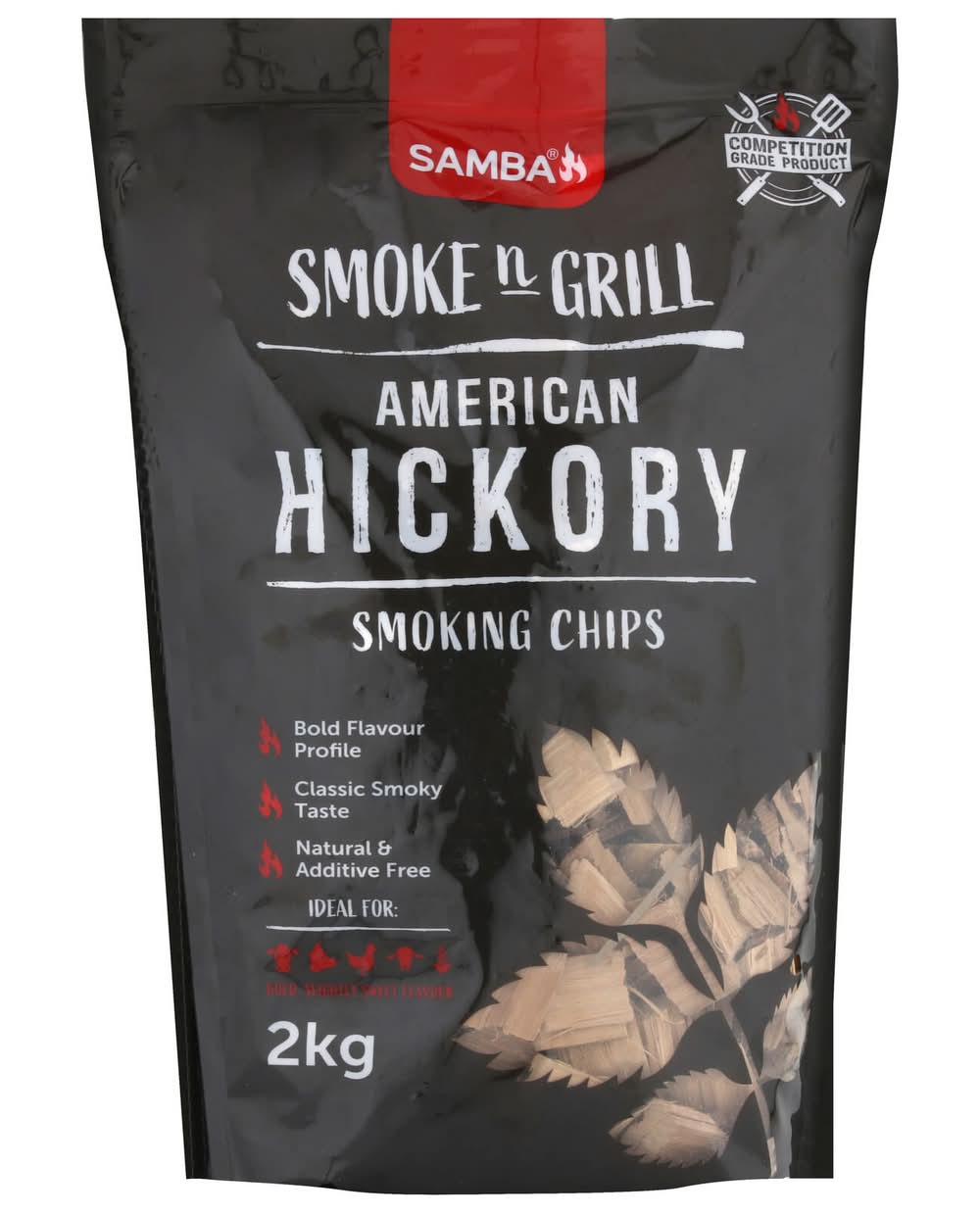 Samba 2kg Smoke'n'Grill Hickory Smoking Chips