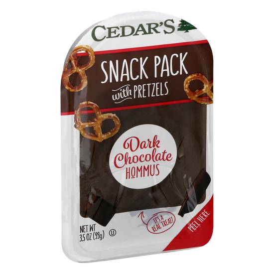 Cedar's Snack pack With Pretzels Dark Chocolate Hommus (3.5 oz)