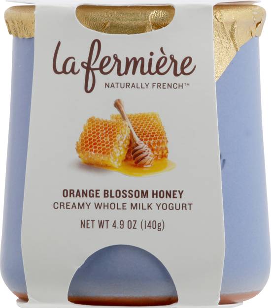 La Fermiere Orange Blossom Honey Creamy Whole Milk Yogurt