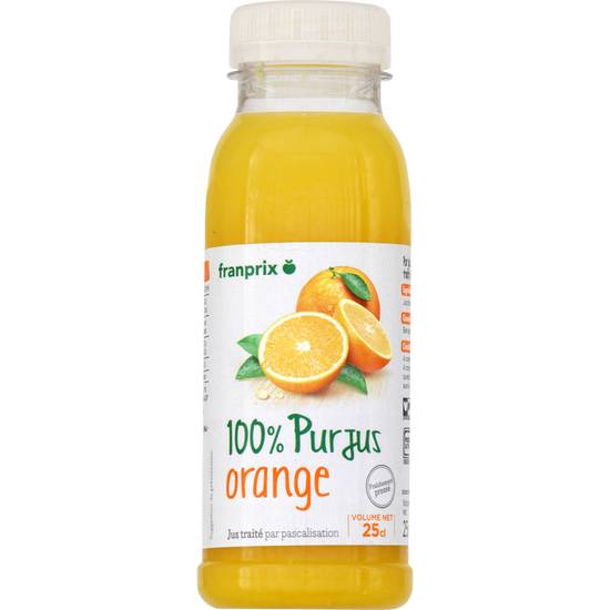 100% pur jus d'orange Franprix 25cL