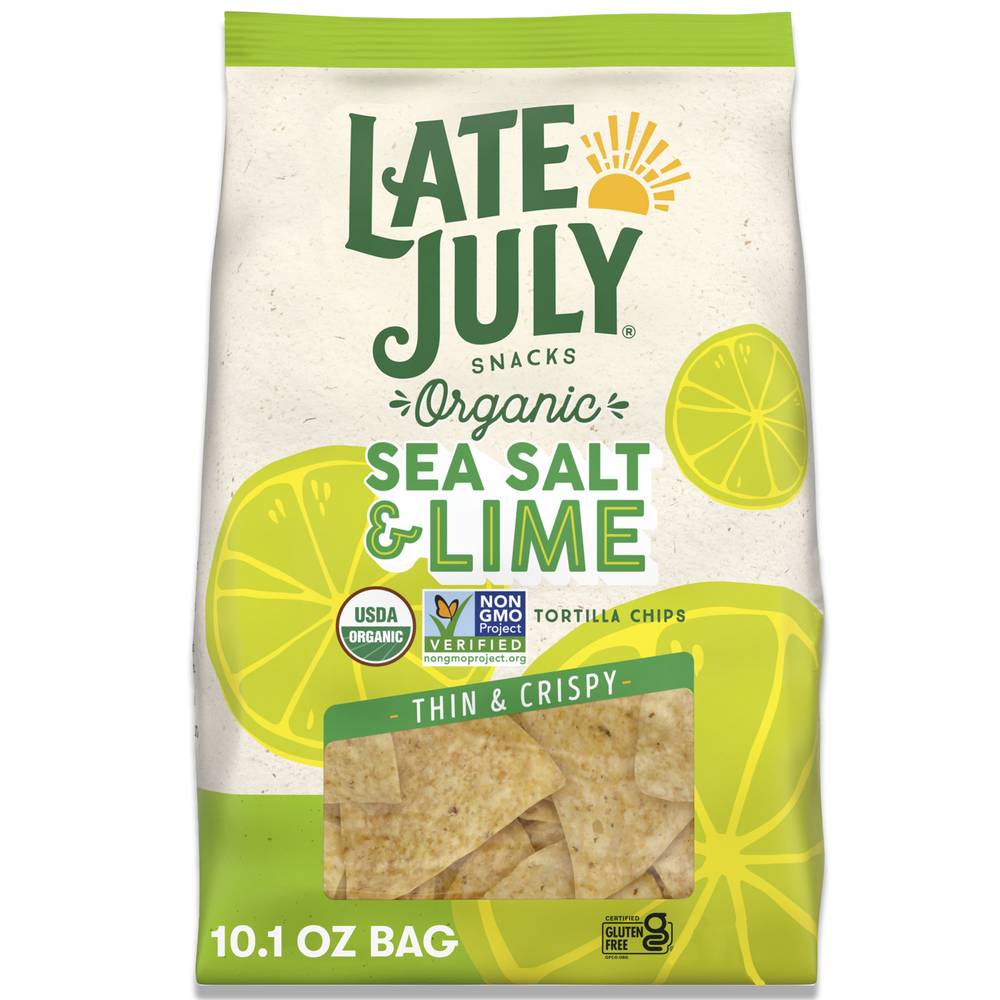 Late July Organic Sea Salt & Lime Tortilla Chips (10.1 oz)