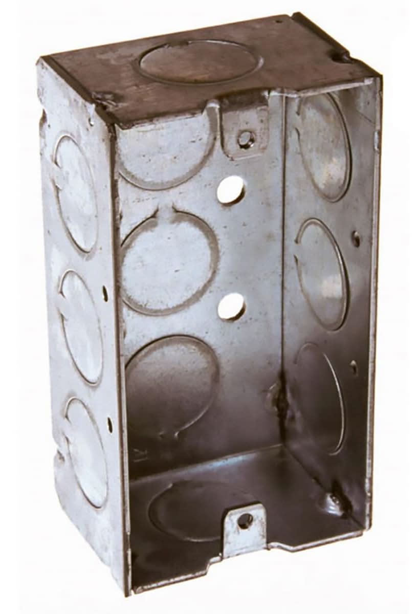 Hubbell RACO 1 -Gang Galvanized steel New work Handy Electrical Box