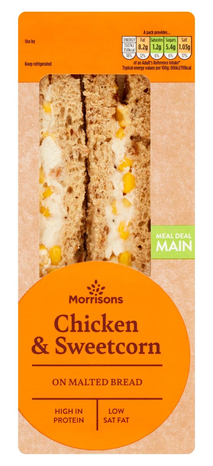 Morrisons Chicken & Sweet Corn Sandwich