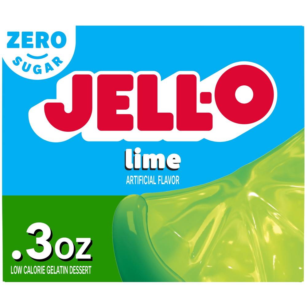 Jell-O Lime Flavor Sugar Free Gelatin Mix (0.3 oz)