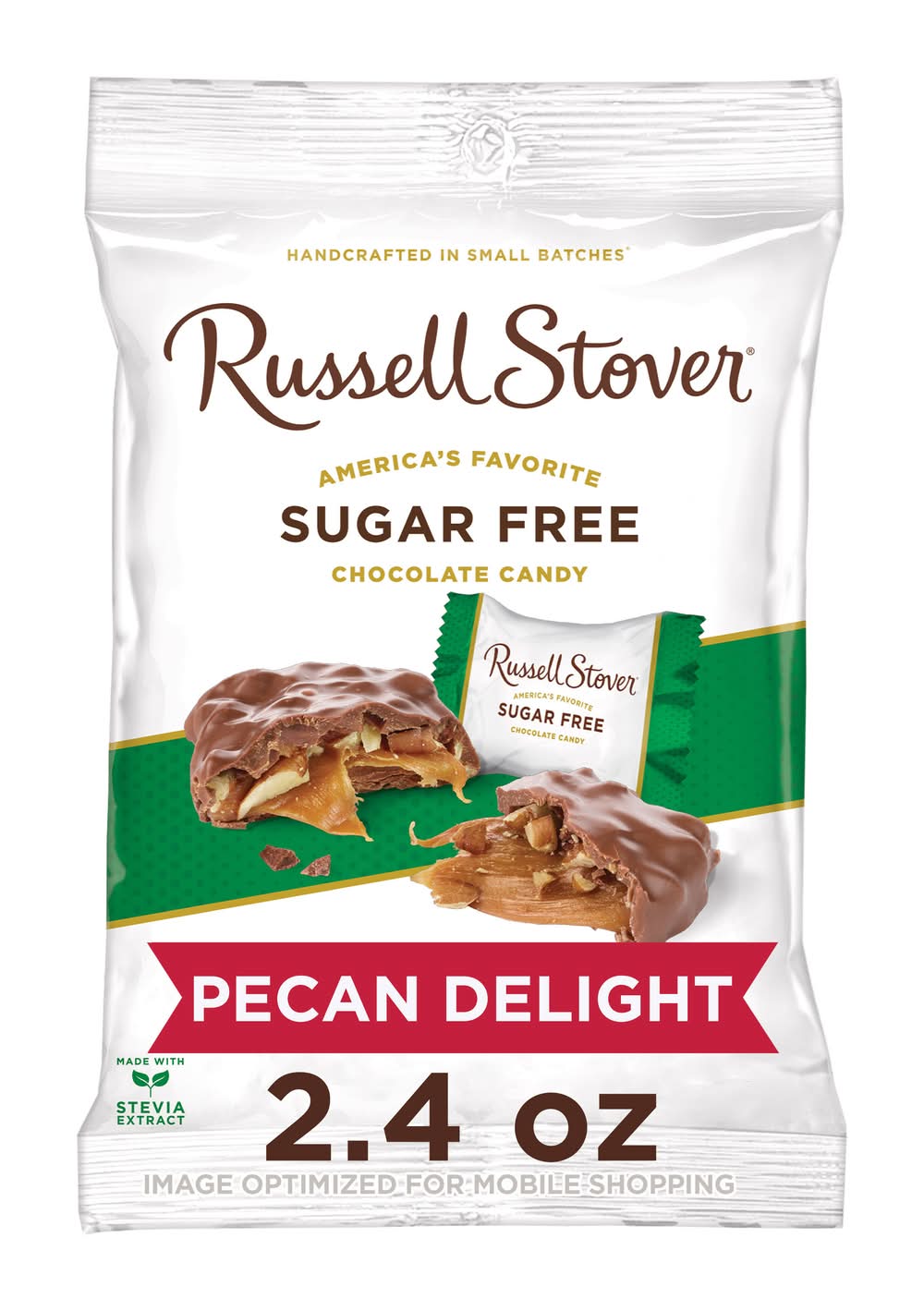 Russell Stover Pecan Delight Chocolate Candy (2.4 oz)