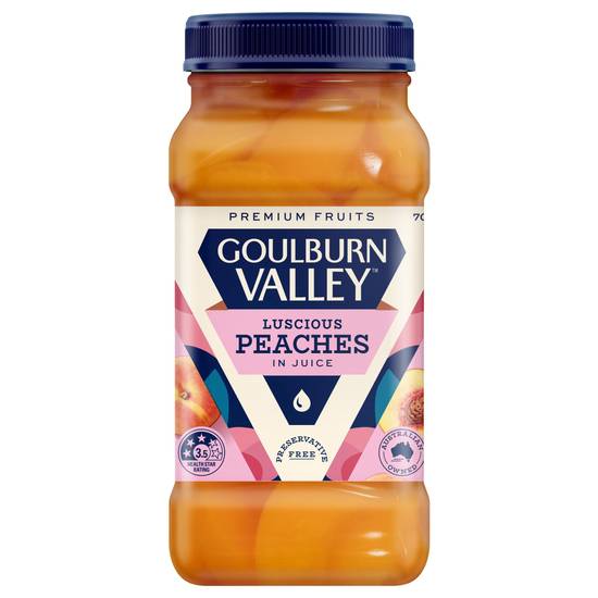 Goulburn Valley Peaches In Juice 700g