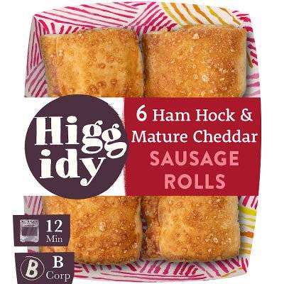 Higgidy Ham Hock & Cheddar Sausage Rolls (160g)