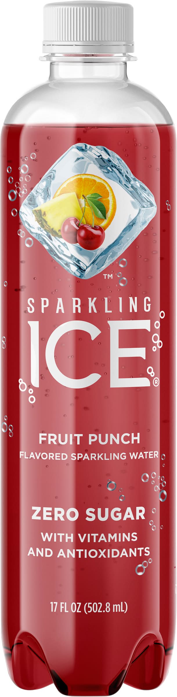 Sparkling Ice Spiked Zero Sugar Sparkling Water, Fruit Punch (17 fl oz)