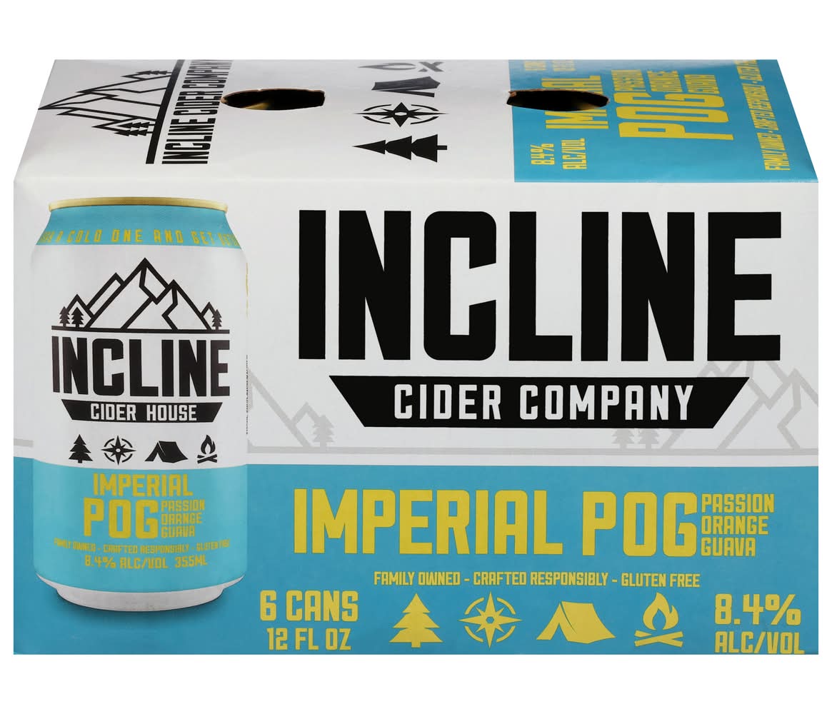 Incline Cider Company Imperial the Tropics Cider (6 x 12 fl oz)