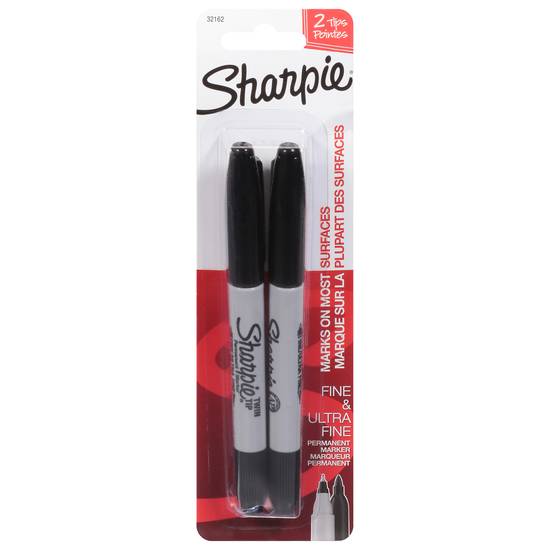 Sharpie Twin Tip Markers Fine & Ultra Fine