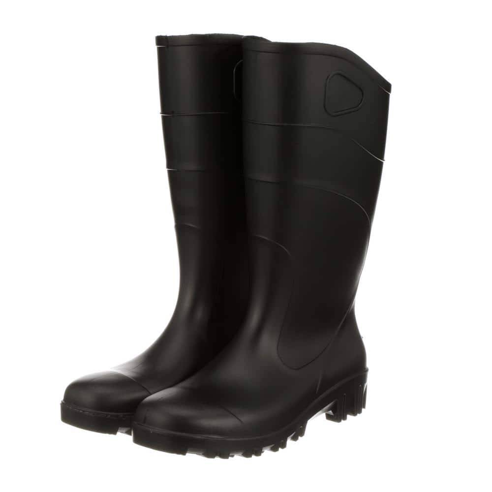 Heartland Men'S 15 In. All-Purpose Pvc Rubber Boot- Black Size 11