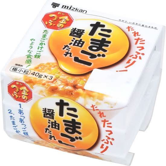 ミツカン 金のつぶ たれたっぷり!たまご醤油たれ (40g x 3)