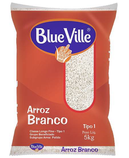 Blue ville arroz branco tipo 1 (5 kg)