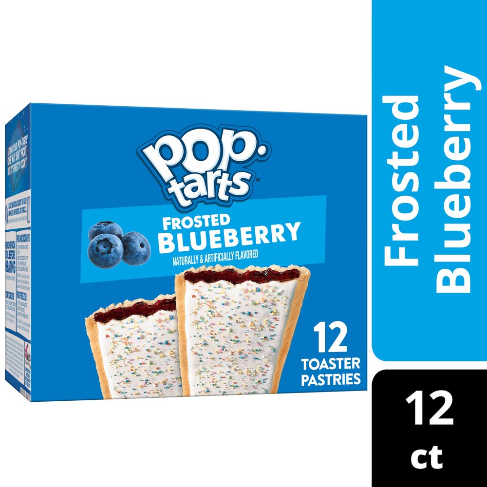 Pop-Tarts Toaster Pastries, Fosted Blueberry (20.3 oz, 12 ct)