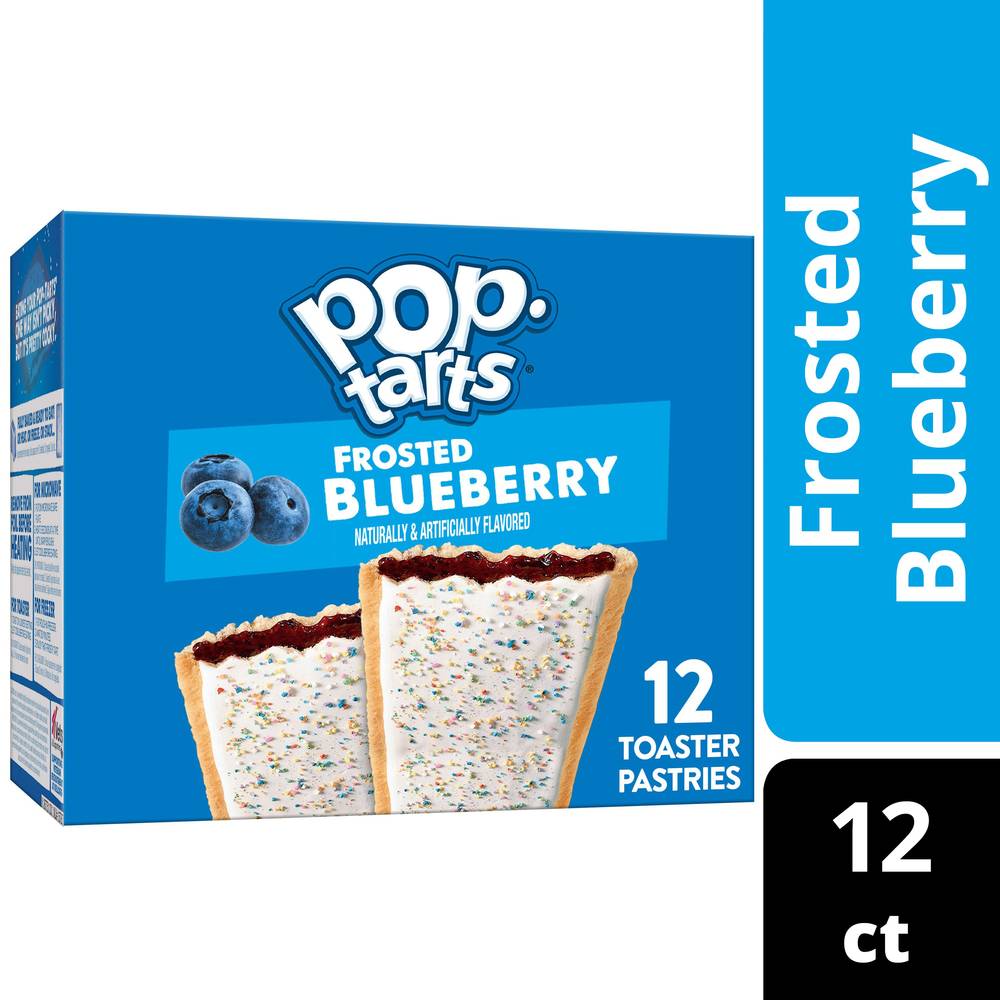 Pop-Tarts Frosted Blueberry Toaster Pastries (20.3 oz, 12 ct)