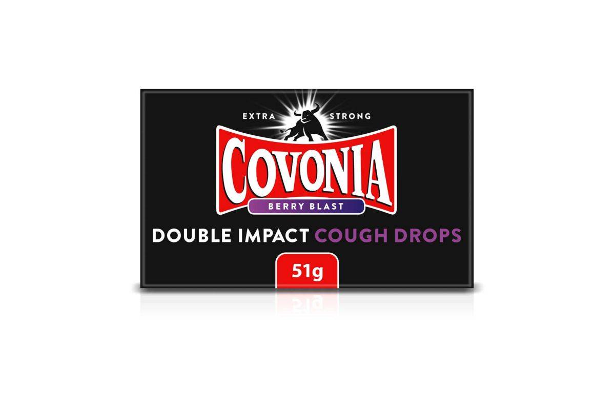 Covonia Berry Blast Double Impact Cough Drops