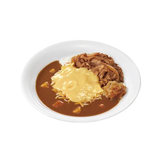 チーズ牛カレーPork Curry Rice w/ Beef & Cheese